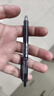 uni三菱 uni-ball UMN-105按動黑色中性筆高顏值0.5黑筆簽字筆商務(wù)學(xué)生考試水筆水性筆套裝 12支 曬單實拍圖