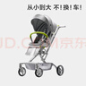 babycare頭等艙推車(chē)嬰兒推車(chē)輕便高景觀(guān)雙向折疊可坐寶寶嬰兒車(chē)遛娃神器 【出行組合】時(shí)光銀+護檔 曬單實(shí)拍圖