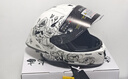 摩雷士（MOTORAX）RSMORAX R50SPRO摩托車(chē)頭盔男女四季百花齊放全盔大尾翼街盔全盔 百花齊放（自帶透明鏡片） XL 曬單實(shí)拍圖