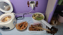 半球電飯煲 電飯鍋迷你飯煲1-3-4-6人 家用陶瓷釉?xún)饶懼悄茴A約煲湯煮米飯電飯鍋帶蒸籠 1.6L 【奶油白】陶瓷油智能方煲 曬單實(shí)拍圖
