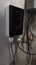 美的多采即熱式電熱水器電家用小型恒溫速熱衛生間過(guò)水熱洗澡免儲水 5500W （墨石黑）+漏保開(kāi)關(guān) 曬單實(shí)拍圖