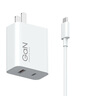 小米（MI）小米 67W 雙口充電器套裝 USB-C USB-A雙口智能快充 氮化鎵黑科技 適配K70/15 Ultra 曬單實(shí)拍圖