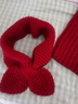 三利上海三利毛線(xiàn)純羊毛100%羊毛線(xiàn)手工編織diy毛衣圍巾帽子粗線(xiàn)正品 210二紅（買(mǎi)一團送一團） 100%純羊毛 曬單實(shí)拍圖