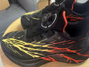 怡安踏雪c202心跳7代夜光兒童運動(dòng)鞋男童爆米花減震防滑中大童學(xué)生跑步鞋 黑桔 心跳+夜光 34 曬單實(shí)拍圖