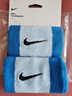 耐克（NIKE）護腕男女時(shí)尚運動(dòng)吸汗手腕套 擦汗護具 N0001586425OS/AC2287-435 藍色黑標長(cháng)款均碼 兩只裝 曬單實(shí)拍圖