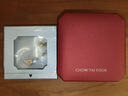 周大福碎金金愛心黃金雙環(huán)項鏈(工費480)40cm 約4.15g EOF1836七夕 曬單實拍圖