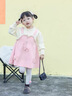 G.DUCKKIDS女童毛衣連衣裙2025新款寶寶蝴蝶結假兩件針織公主裙秋冬女寶韓版 粉色蝴蝶結裙子 90 cm 曬單實(shí)拍圖