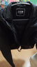 波司登（BOSIDENG）【反季】冬季羽絨服鵝絨女款短款連帽新國標90絨商場同款寬松外套 黑色8056 L 170/92A 曬單實拍圖