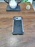 派凡 適用蘋果iphone17promax手機殼磁吸真皮殼金屬無邊框皮質保護套輕奢商務高級感皮革外殼2025新款 星空黑【真皮材質/旋轉支架/輕奢商務風】 17Pro 曬單實拍圖