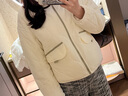 蕉下（beneunder）氣絨服立領(lǐng)輕量保暖防風(fēng)秋冬女士氣絨外套顯瘦舒適CL186 原露米 M 曬單實(shí)拍圖