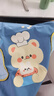 Babyprints圍裙兒童罩衣寶寶繪畫(huà)衣吃飯廚房套裝防水防臟帶袖套可擦手藍小熊 曬單實(shí)拍圖
