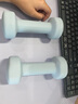 Keep 彩色浸塑啞鈴 男士女士家用健身肌肉手臂塑形輕重量水藍 2kg*2 曬單實拍圖