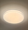 雷士照明（NVC）led吸頂燈臥室餐廳客廳燈現代簡(jiǎn)約輕奢仿水晶燈璀璨光效24W包安裝 曬單實(shí)拍圖