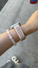 炫戴（XUANDAI）蘋(píng)果小熊丨適用蘋(píng)果手表s10表帶編織apple watch s9腕帶iwatch s8保護套女款s7夏天s6智能運動(dòng)配件 【套裝】蘋(píng)果熊-奶白春櫻色+保護套 42mm適用Appl 曬單實(shí)拍圖
