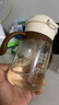 NEVS寶寶吸管杯嬰兒學(xué)飲杯6個(gè)月以上兒童ppsu水杯帶手柄350ml-奶格米 曬單實(shí)拍圖