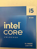 英特爾（Intel）i5-14600K 酷睿14代 14核20線(xiàn)程 五年質(zhì)保 臺式機盒裝CPU 游戲辦公 兼容B760主板 曬單實(shí)拍圖