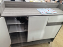 立太（LEADTEK）鞋柜門口入戶收納柜大容量一體靠墻玄關柜多層家用收納架實木鞋架 【店長推薦】莫蘭迪100*32*100cm 曬單實拍圖