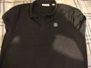 杰克·瓊斯（JACK&JONES）男裝25年涼感POLO衫男士翻領(lǐng)短袖T恤夏季潮流商務(wù)休閑高端半袖 E40黑色 常規 XL 曬單實(shí)拍圖