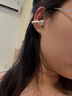 漫步者（EDIFIER）NewSound Clip 藍(lán)牙耳機(jī)耳夾式不入耳無線開放式夾耳式戶外運(yùn)動跑步游戲音樂耳機(jī)高音質(zhì)長續(xù)航 月白色-新升級+【小黑喵耳機(jī)套】 曬單實(shí)拍圖