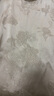 金菊20姆米桑蠶絲上衣2025夏季新中式國風(fēng)冠樂(lè )縐提花圓領(lǐng)真絲女式T恤 曬單實(shí)拍圖