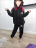 藍貝妮女童秋季套裝2025新款兒童秋裝運動(dòng)服韓版洋氣童裝小女孩衣服春秋 黑色兩件套【春秋新款】 160 碼建議身高150CM 曬單實(shí)拍圖
