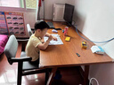 富禾實(shí)木腿書(shū)桌雙人學(xué)習電腦桌椅組合臺式辦公桌家用大板式寫(xiě)字桌子 【30mm厚桌面】胡桃色120x60單桌 順豐/德邦送貨上門(mén) 曬單實(shí)拍圖
