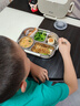 雙槍（Suncha）鈦健康不銹鋼飯盒學(xué)生上班族可微波爐餐盒比316好1.5L配保溫袋 曬單實(shí)拍圖