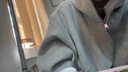 普戈斯美式解構(gòu)拼接連帽衛(wèi)衣男重磅華棉百搭開衫外套廓形高級感休閑上衣 灰色 XL 曬單實(shí)拍圖