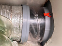 止逆閥廚房油煙機煙道止回閥衛(wèi)生間浴霸排風(fēng)換氣廚衛(wèi)通用自閉閥門 廚房止逆閥+排煙管 曬單實拍圖