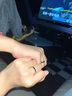 丹尼爾惠靈頓（DanielWellington）dw戒指  男女同款情侶銀色對戒七夕情人節禮物送女友52號+58號 曬單實(shí)拍圖