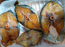水味源淡曬鲅魚干貨青島甜曬鲅魚風干魚干不咸燕尾馬鮫魚山東特產一鹵鮮 半干鲅魚三條共三斤 曬單實拍圖