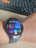 HUAWEI WATCH 5 46mm基礎(chǔ)款深錆色不銹鋼表殼蒼穹黑氟橡膠表帶首創(chuàng)X-TAP智感窗鴻蒙AI腕上小藝eSIM通信 曬單實(shí)拍圖