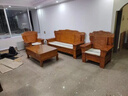 空匠金花梨木實(shí)木沙發(fā)客廳2025新款冬夏兩用明清仿古雕花佛山實(shí)木沙發(fā) 3人位+茶幾 【印尼金花梨木】下單送配套坐墊 曬單實(shí)拍圖