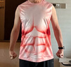 管晨八塊腹肌緊身衣服男T恤3d性感短袖修身創(chuàng  )意惡搞圖案衣服 新版肌肉背心 3XL 曬單實(shí)拍圖