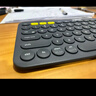 羅技（Logitech）時尚系列 K380 鍵盤 藍牙辦公鍵盤 無線鍵盤 女友 便攜超薄鍵盤 筆記本鍵盤 黑灰色 曬單實拍圖