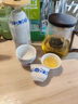 麥舒特稻殼青花瓷一次性功夫茶杯加厚防燙家用待客品茗杯喝茶小杯子茶具 高檔青花瓷【100只】送杯架 曬單實(shí)拍圖