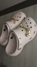 卡駱馳（crocs）經(jīng)典云朵clog洞洞鞋女鞋戶外涼鞋拖鞋厚底涼拖 206750-6UR W7 曬單實(shí)拍圖