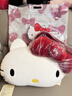 野獸派家居（tbh）Hello Kitty二合一法蘭絨抱枕毯空調(diào)毛毯午睡毯車載靠枕毯子套裝 曬單實(shí)拍圖