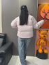 波司登（BOSIDENG）25年新款羽絨服男女情侶短款90絨立領(lǐng)冬季保暖時(shí)尚外套B250246360 未央粉1930 M 165/88A 體重約110-120斤 曬單實(shí)拍圖