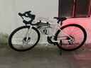 坎普（CAMP）RADONX 自行車鋁合金車架公路車18變速順泰純油碟剎單車彎把賽車 珍珠白 18速 460碼 700C 曬單實拍圖