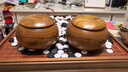 高檔實(shí)木云子圍棋棋盤(pán)圍棋罐套裝黑白五子棋子成人兒童初學(xué)者禮品 新云子單面棗木罐 曬單實(shí)拍圖