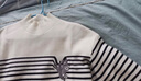 森馬（Semir）森柔|地理系列毛衣女冬季半高領刺繡條紋衫101724107022 曬單實拍圖