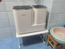 美的（Midea）雙子座分區洗衣機 迷你小型全自動(dòng)內衣褲襪臺式波輪 高溫煮洗除菌除螨 小巧不占地一鍵筒自潔 【新升級】1KG雙桶分區洗-MNBB10VH70E 曬單實(shí)拍圖