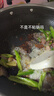 炊大皇 炒鍋 304不銹鋼炒菜鍋平底不粘炒鍋34cm  可立可視蓋不挑灶 曬單實(shí)拍圖
