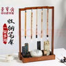 榮寶齋 毛筆掛筆架 楠竹實(shí)木 文房四寶可置物 配件筆架筆山書(shū)法國畫(huà)初學(xué)練習宣紙墨汁筆擱 曬單實(shí)拍圖