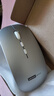 聯(lián)想（Lenovo）無線鼠標無線靜音藍牙鼠標可充電輕薄便攜筆記本電腦ipad平板安卓蘋果手機通用無線商務辦公鼠標 銀色-雙模版【左右靜音按鍵】 無線藍牙鼠標【Type-c充電/配充電線】 曬單實拍圖