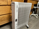 美的（Midea）【白玉】取暖器/電暖器/電暖氣家用/烤火爐/13片大面積/電熱油汀/油酊/電熱器/電熱取暖器HYX22N 曬單實(shí)拍圖