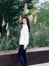 MACKAGE女士 FINOLA雙面針織收腰休閑經(jīng)典顯瘦外套上衣 奶油白 XS 曬單實(shí)拍圖