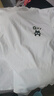 名創(chuàng  )優(yōu)品（MINISO）短袖男純棉休閑寬松夏季圓領(lǐng)百搭青少年潮流半袖t恤 白 L 曬單實(shí)拍圖
