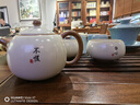 胖東來汝窯功夫茶具一壺二杯家用單人泡茶一人茶具茶壺茶杯禮盒 汝窯不慌西施壺兩杯 曬單實(shí)拍圖